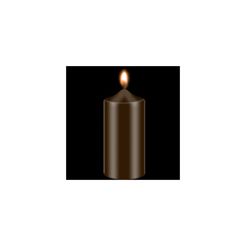 Dark brown, candle dye