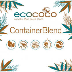 Kookosvaha anumas küünalde jaoks, ecococo ContainerBlend