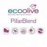 Oliivivaha lauaküünalde jaoks, ecoolive PillarBlend