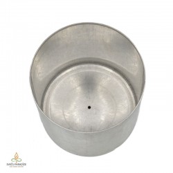 Candle mold, aluminium, cylinder, 100x115mm