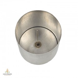 Candle mold, aluminium, cylinder, 100x115mm