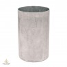 Candle mold Cylinder, aluminium, 100x165mm, USED