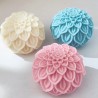Candle mold Lotus flower, silicone, 95x70mm