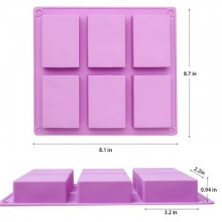 Soap mould Squares,...