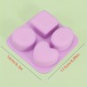 Soap mould Various shapes, silicone, 80x80x25mm