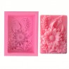 Soap mould Sunflower, silicone, 85x65x20mm