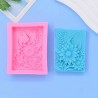 Soap mould Sunflower, silicone, 85x65x20mm