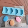 Soap mould Oval, silicone, 50x70x25 mm