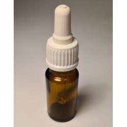 Kork pipetiga, DIN18, 10ml pudel, valge