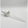 Kork pipetiga, DIN18, 50ml pudel, valge