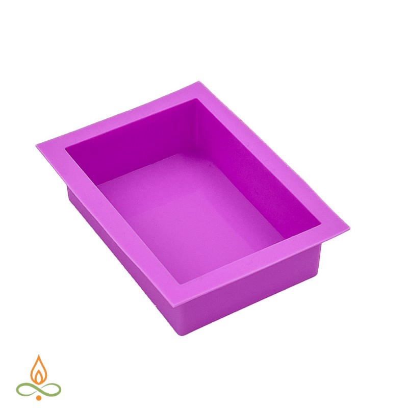 Soap mould Square, silicone, 81x56x24mm