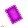 Soap mould Square, silicone, 81x56x24mm