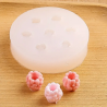 Decoration mould Little Raspberry, silicone, 55x16mm