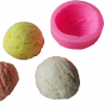 Decoration mould Ice cream, silicone, 63x34 mm