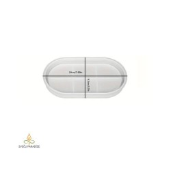 Epoxy and plaster bowl mould Pallet, silicone, 180x95mm