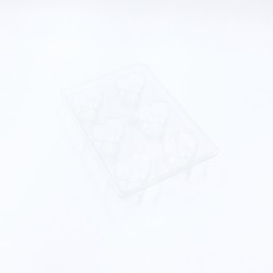 Mould for floating candles, Hearts (6), polycarbonate, 50mm