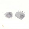 Epoxy and plaster bowl mould Tall bowl with lid, silicone, 80x76mm