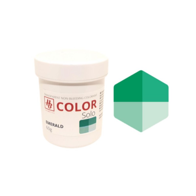 Emerald green, soap colour, non-bleeding, paste, 60g