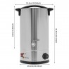Wax and soap melter, 15L, 1800W with tap