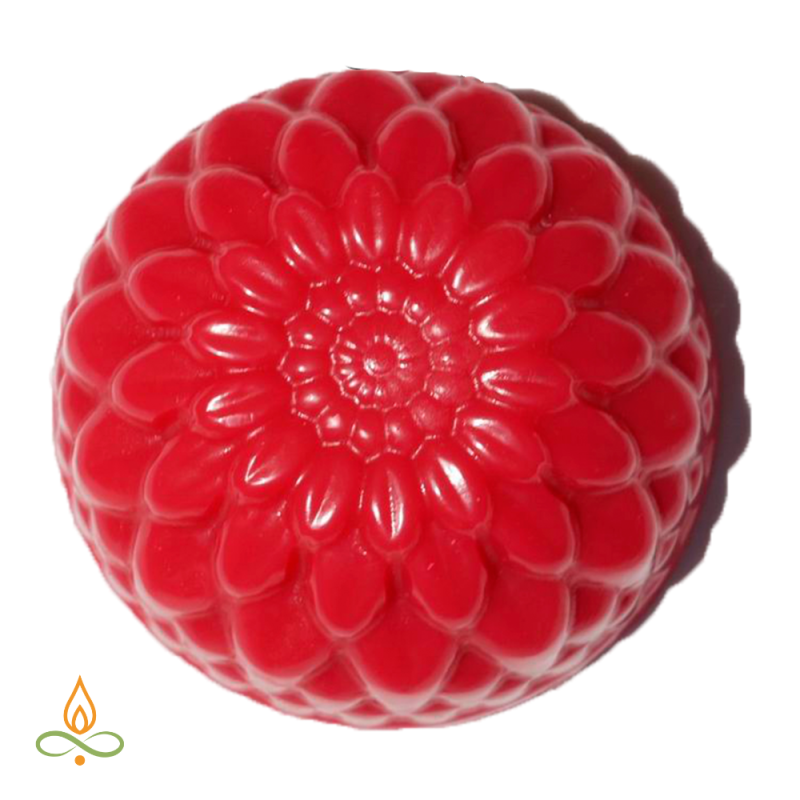 Peony red, soap dye, non-bleeding