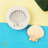 Decoration mould Clamshell, silicone, 55x55mm