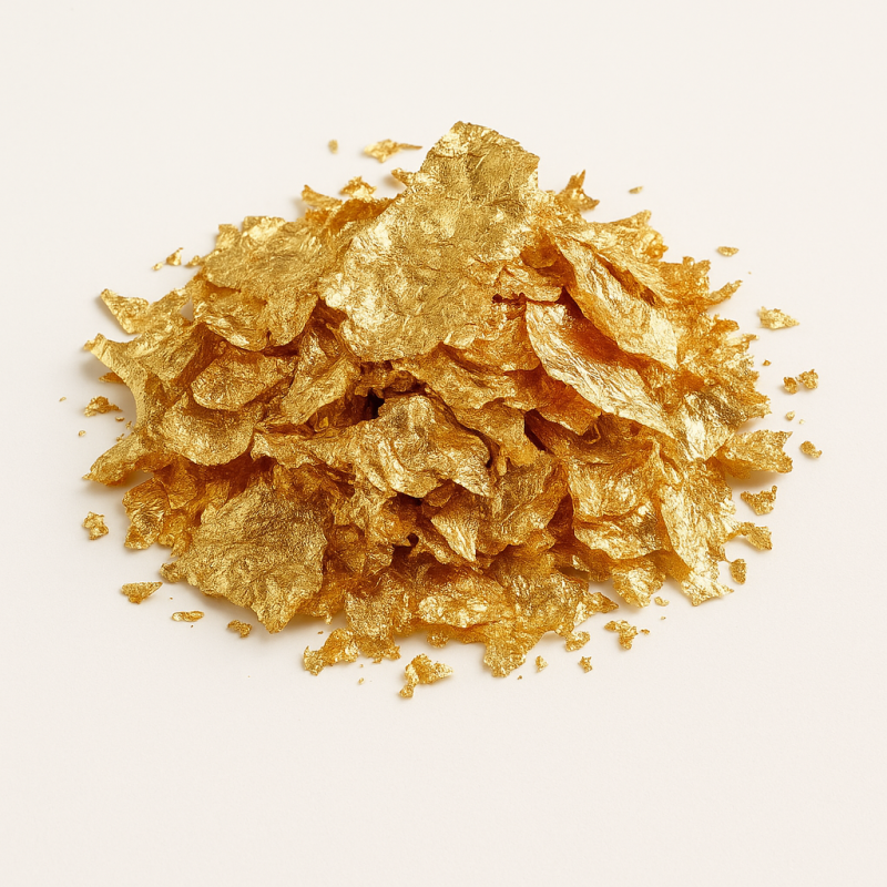 Gold foil flakes