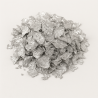 Silver foil flakes