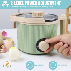 Wax and soap melter, 1.5L, 225–450 W