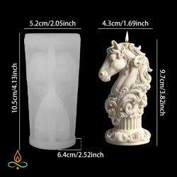 Silicone mould Horse profile, 43x97mm