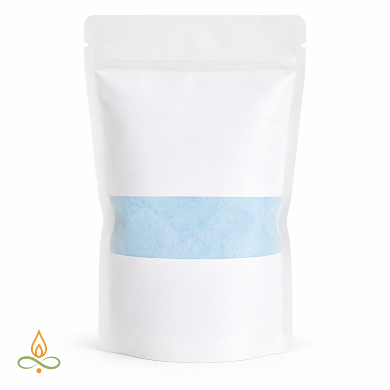 Pearl sand candle wax, blue