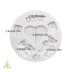 Silicone mould Love story, 85x8mm