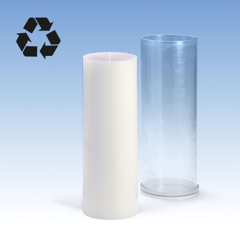 Candle mold, polycarbonate, cylinder, 100x305mm