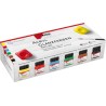 Akrüül värvide põhikomplekt, läikiv, 6 x 20 ml