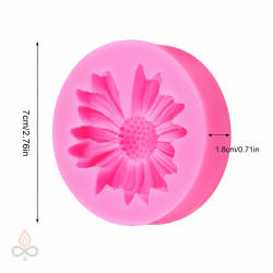 Silicone mold Daisy flower,...