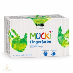 MUCKI näpuvärv, 6x150 ml